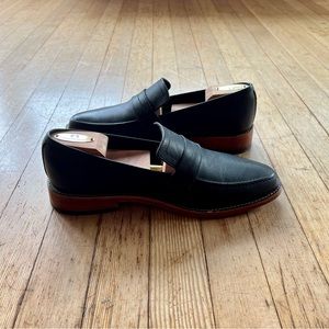 Men’s Black Leather Loafers